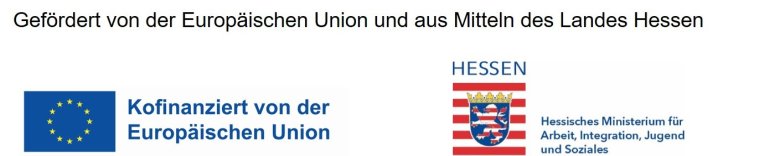 Promoteur du projet Rodgau 16plus Reproduction des logos de l'Union européenne et du ministère du Travail, de l'Intégration, de la Jeunesse et des Affaires sociales du Land de Hesse.