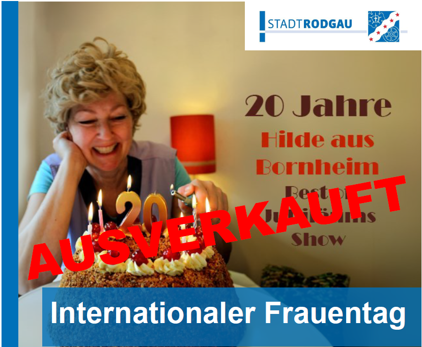 Cartaz do Dia Internacional da Mulher - Evento esgotado