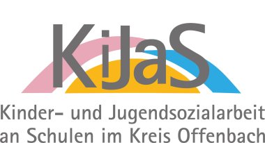 Kinder- und Jugendsozialarbeit an Schulen im Kreis Offenbach (KiJAS) Das Bild zeigt das Logo "KiJAS" mit dem Schriftzug "Kinder- und Jugendsozialarbeit an Schulen im Kreis Offenbach (KiJAS)"