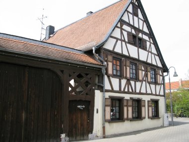 Fachwerkhaus Vordergasse 53 Ein regional typisches Fachwerkhaus mit Torbogen zum Hof in der Vordergasse